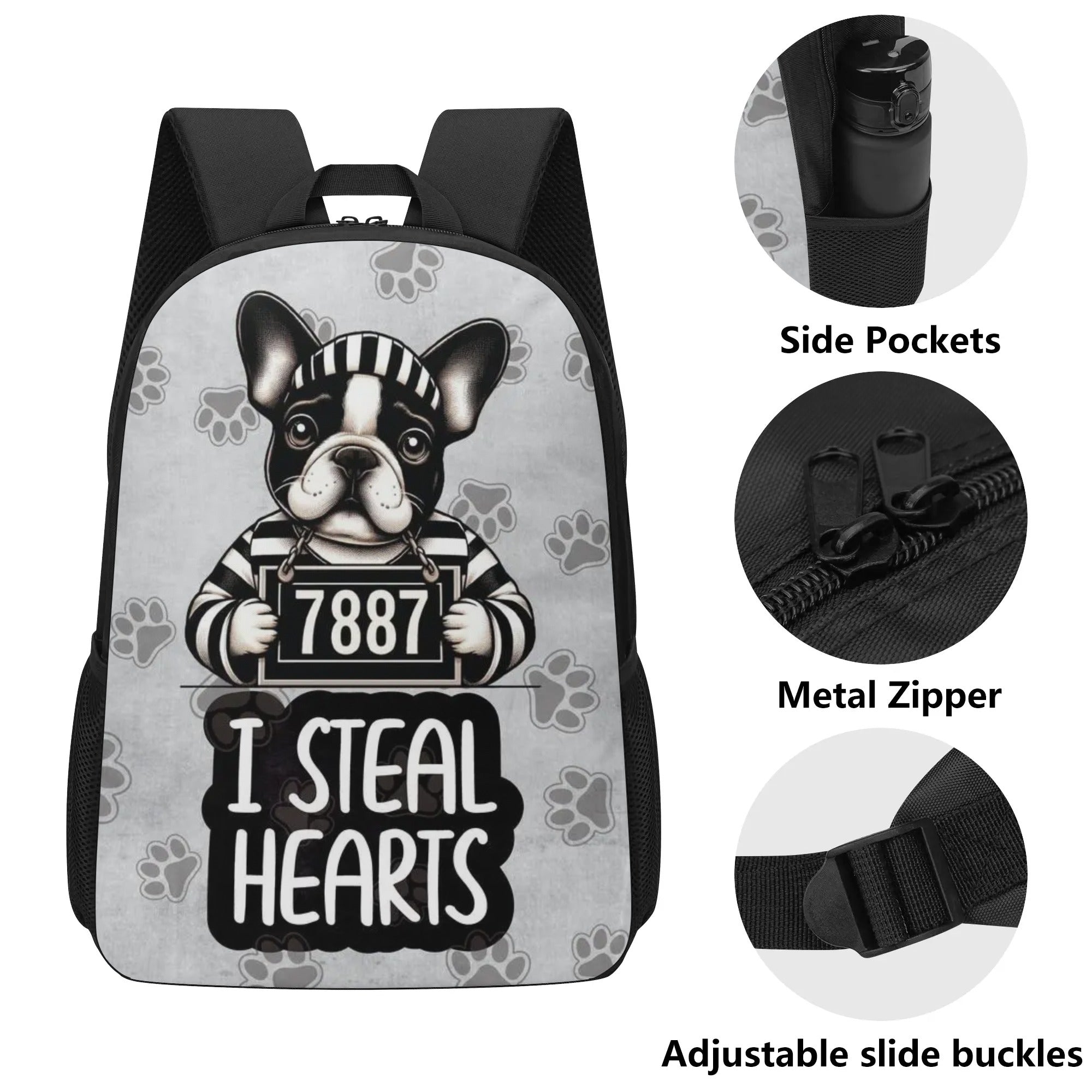 Lifestyle-Driven George- 17 Inch Backpack for Dog Owners Comfortable