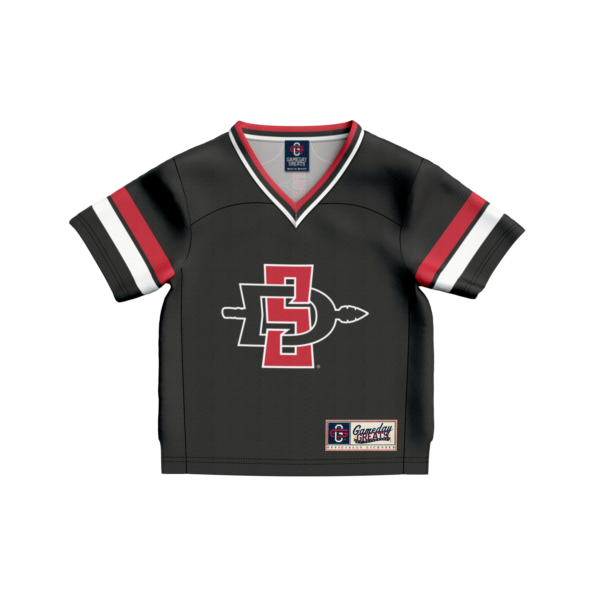 #1 San Diego State Aztecs GameDay Greats Infant Lightweight Collegiate Football Fashion Jersey - Black