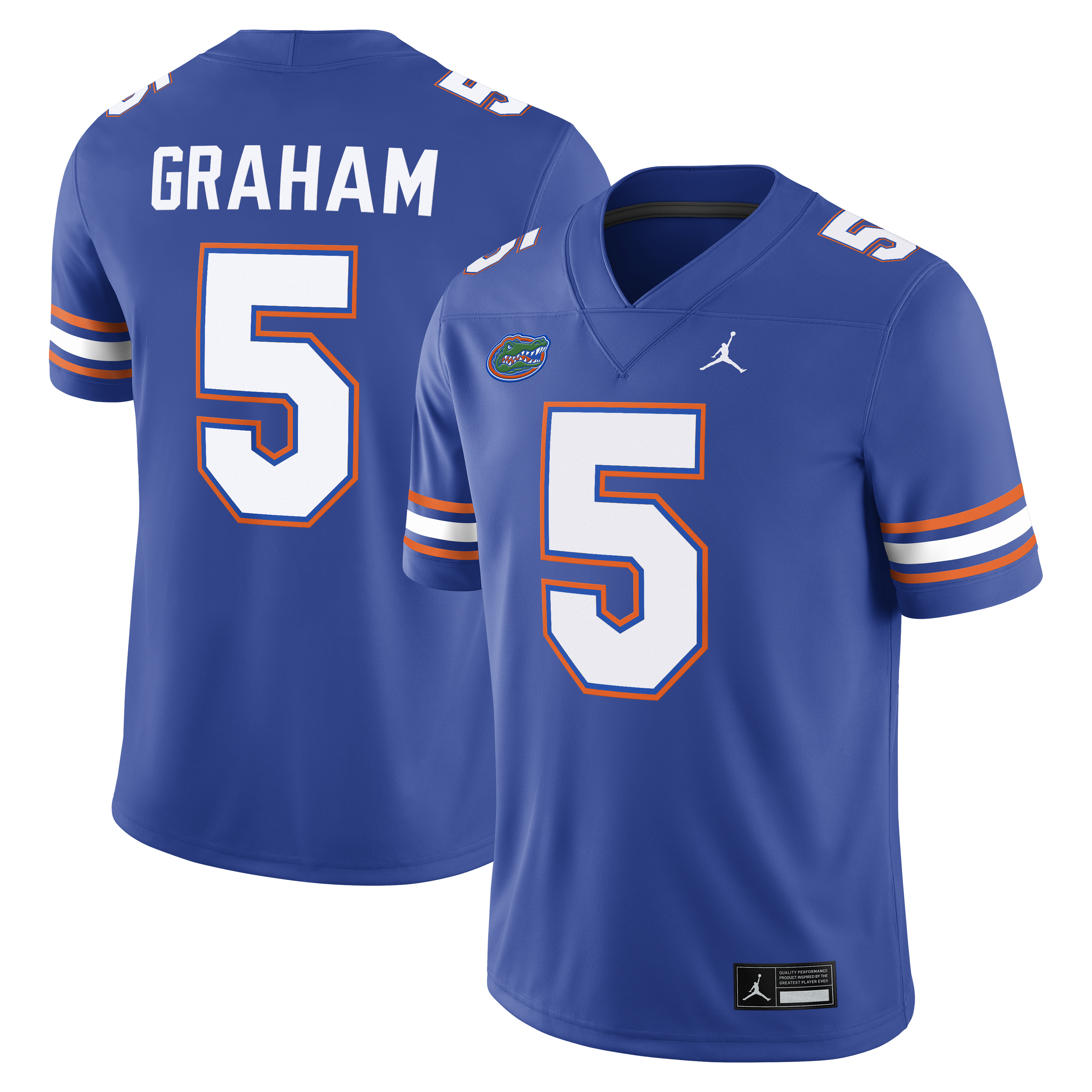 [DDG] Myles Graham Florida Gators Game Football Jersey - Royal