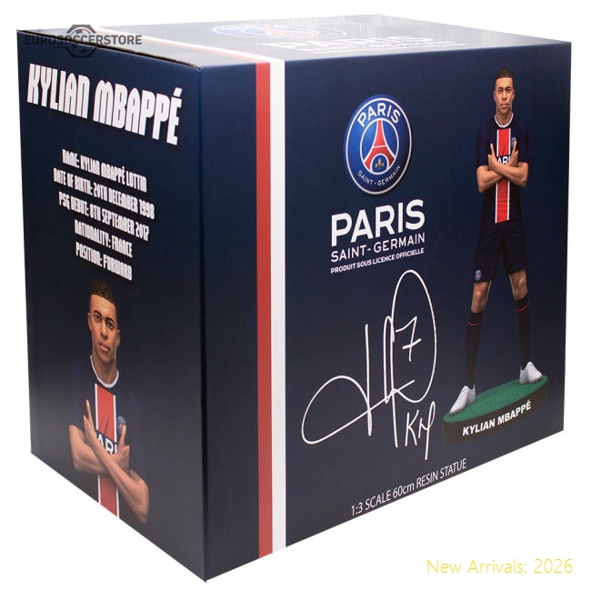 Paris Saint Germain Fc Footballs Finest Kylian Mbappe Premium 60cm