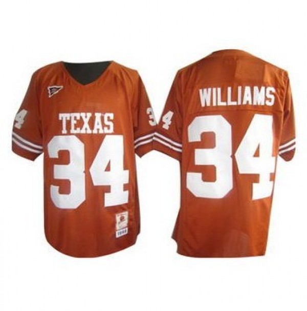 Youth Texas Longhorns Ricky Williams #34 Authentic Design Replica