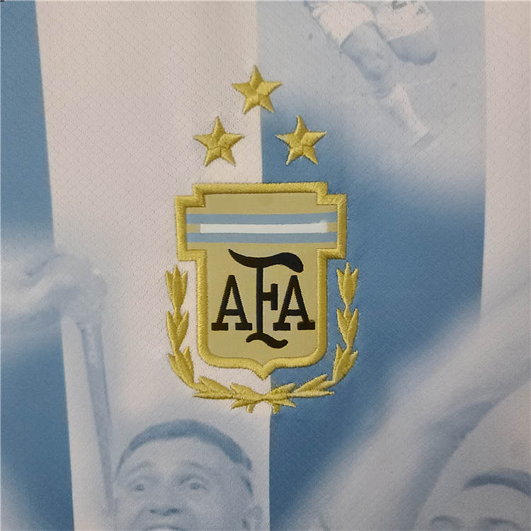 Breathable Argentina 2022 Champion Commemorative Soccer Jersey