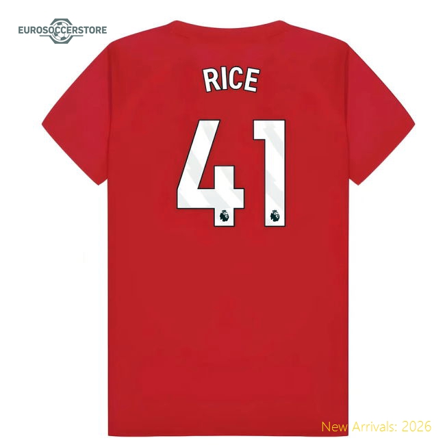 Comfortable Arsenal Kids Jersey Rice 2024-2025 Kids-safe Technology