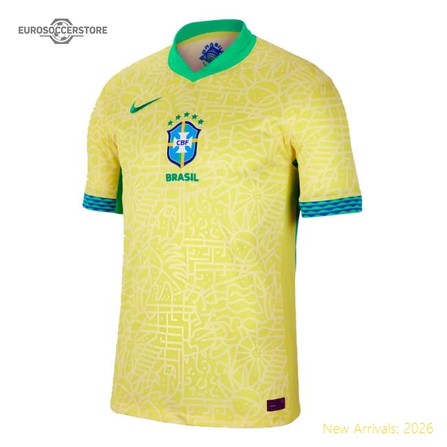 2024-2025 Brazil National Teams Home Shirt G.Jesus 9 For South