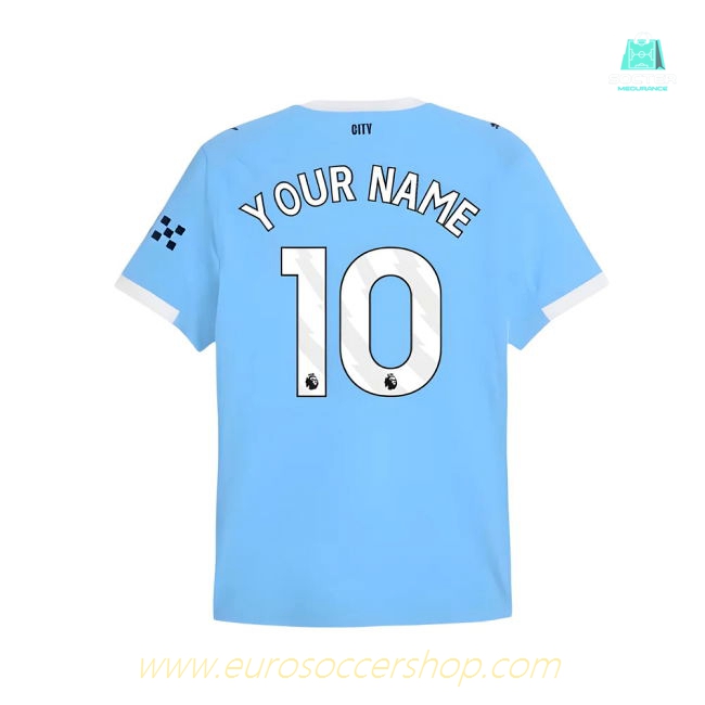 2025-2026 Man City Authentic Home Shirt (Your Name)