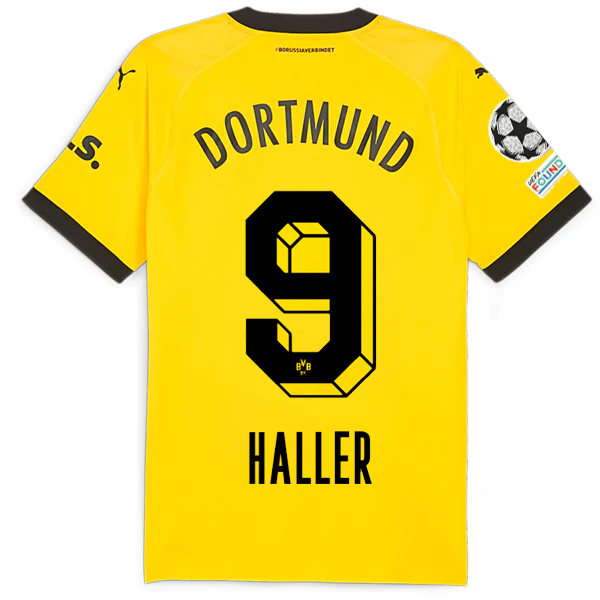 Borussia Dortmund Haller 2023-2024 UCL Home Jersey – Authentic Shirt