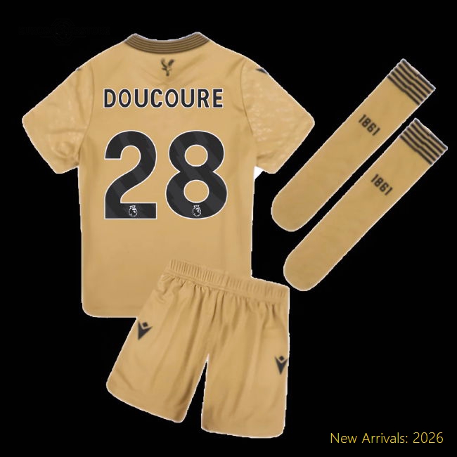2025-2026 Football Team Kids Gentle Doucoure Jersey Aeroready