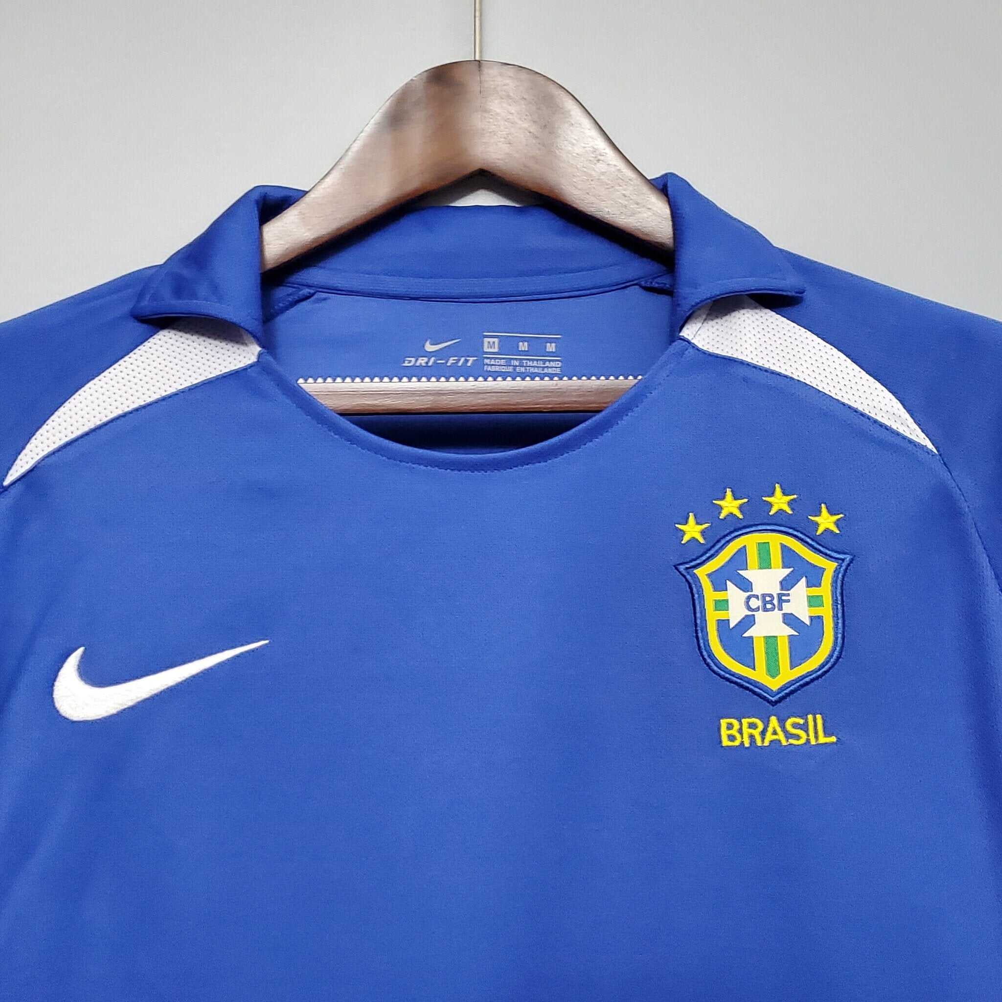 Cheap 2002 Brazil away retro kit