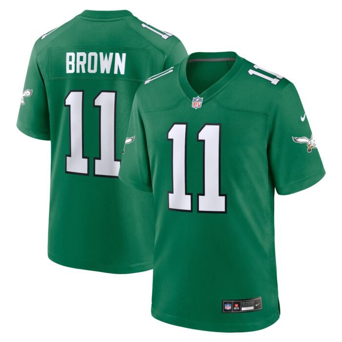 None Men's Fan Favorite PHI Eagles Premium-Quality Jersey Football A