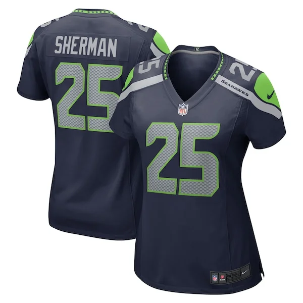 Seattle Seahawks Game NFL Jersey - Navy | Pro-Level Football Apparel