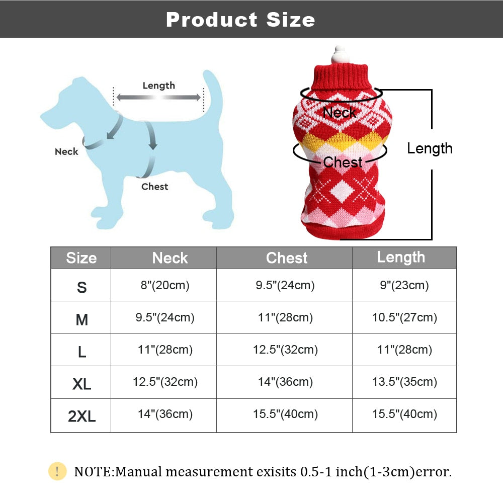 Premium Durable Knitted Winter Sweater For French Bulldog for Dog Owners