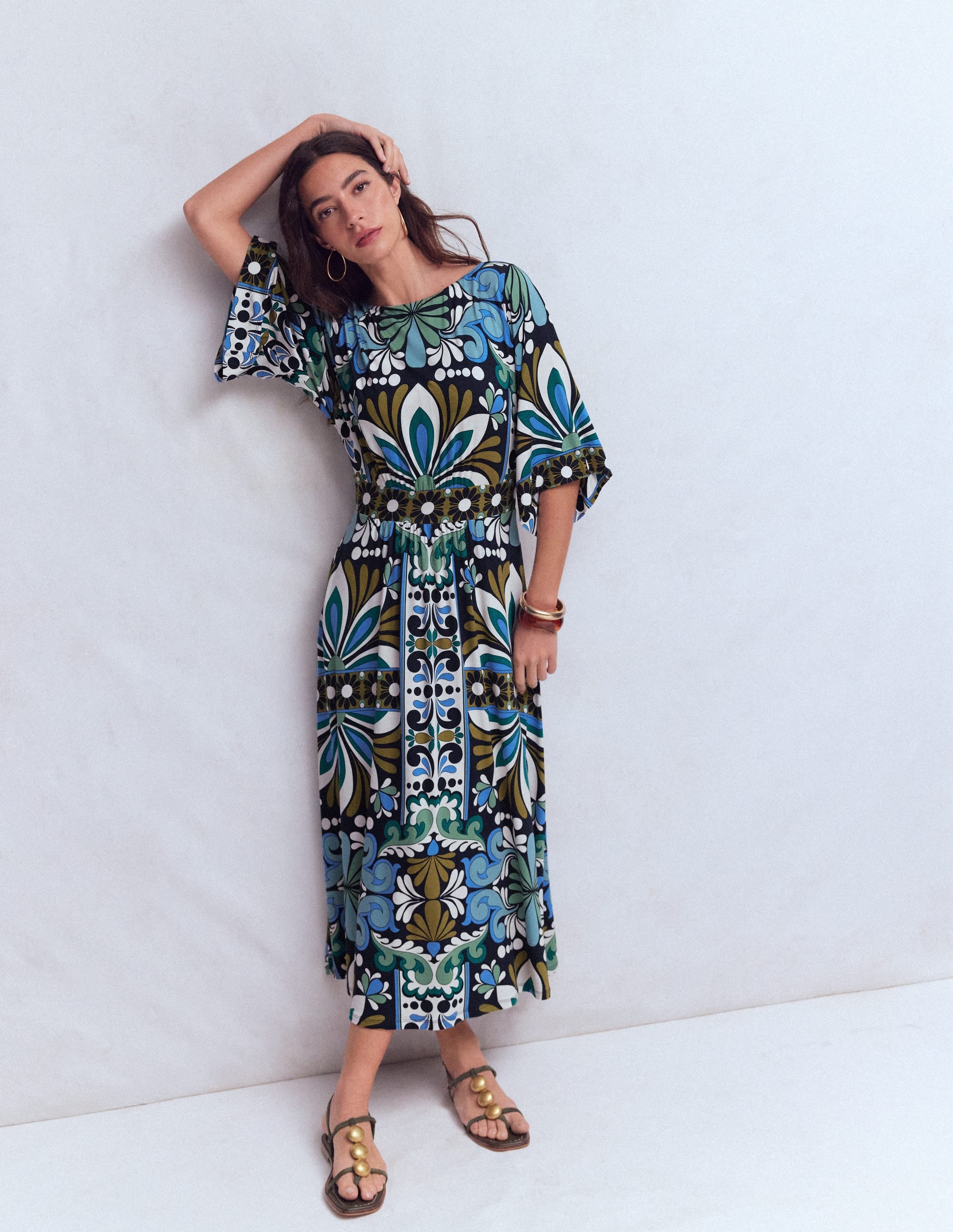 Imelda Kimono Jersey Dress