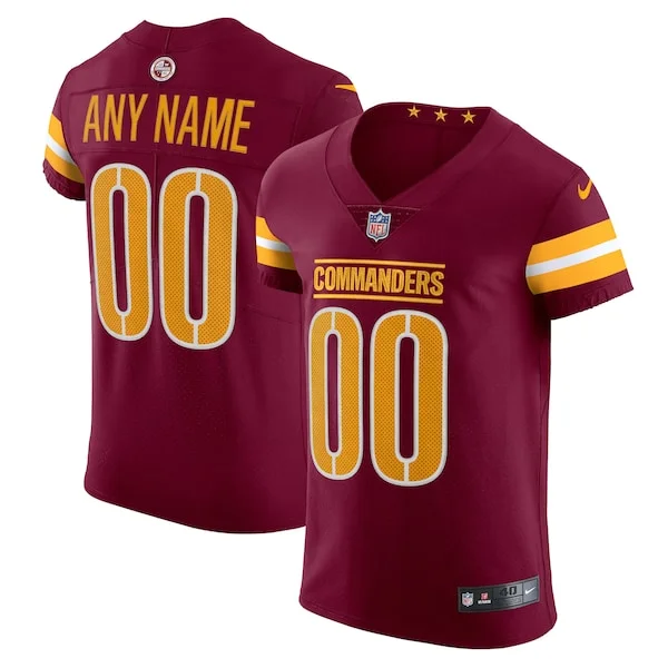 None Washington Commanders Elite Jersey - Burgundy | NFL Player Jersey