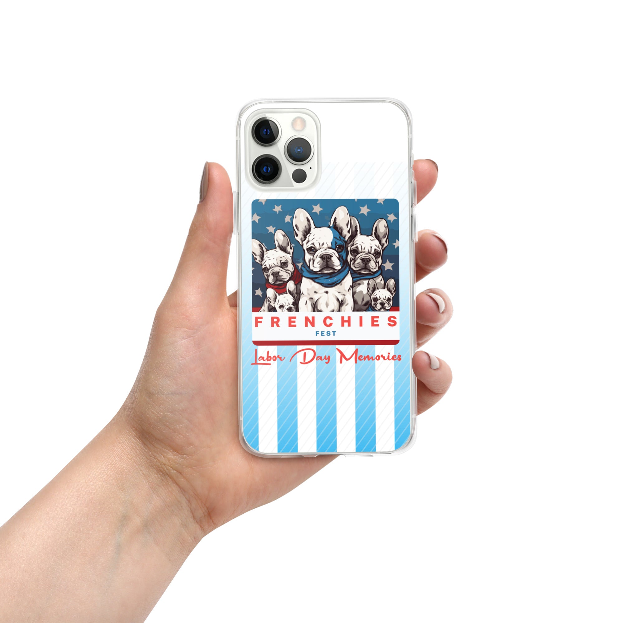 Stylish Labor Day - Clear Case For Iphone® for French Bulldog Lovers