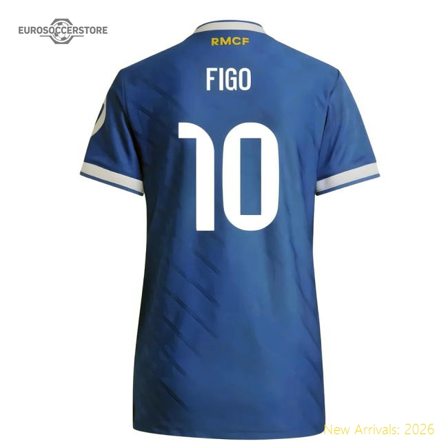 Real Madrid Womens) (figo Third High-end Jersey Premium Fabric