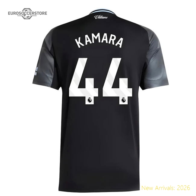 Official 2025-2026 Aston Villa Away Shirt (kamara 44) - Premium