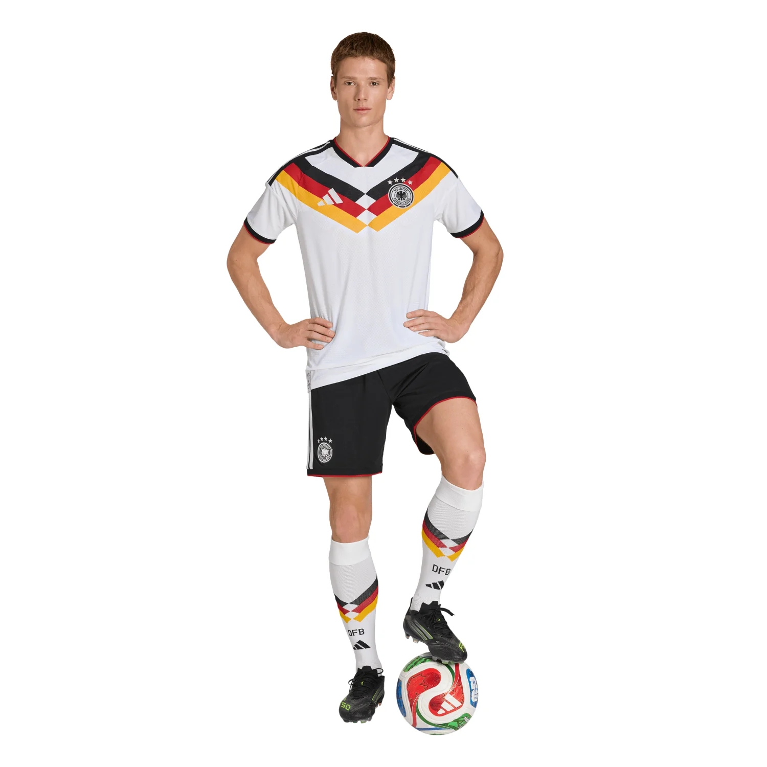 Germany 2026 Elite Home Jersey - Men's | Slim Fit Climacool+ Football Shirt with EQT Collar Performance Design