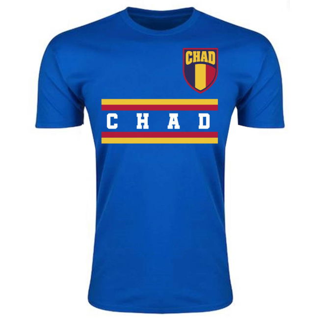 Premium-Quality Tournament-Edition Chad Core Football Country T-Shirt