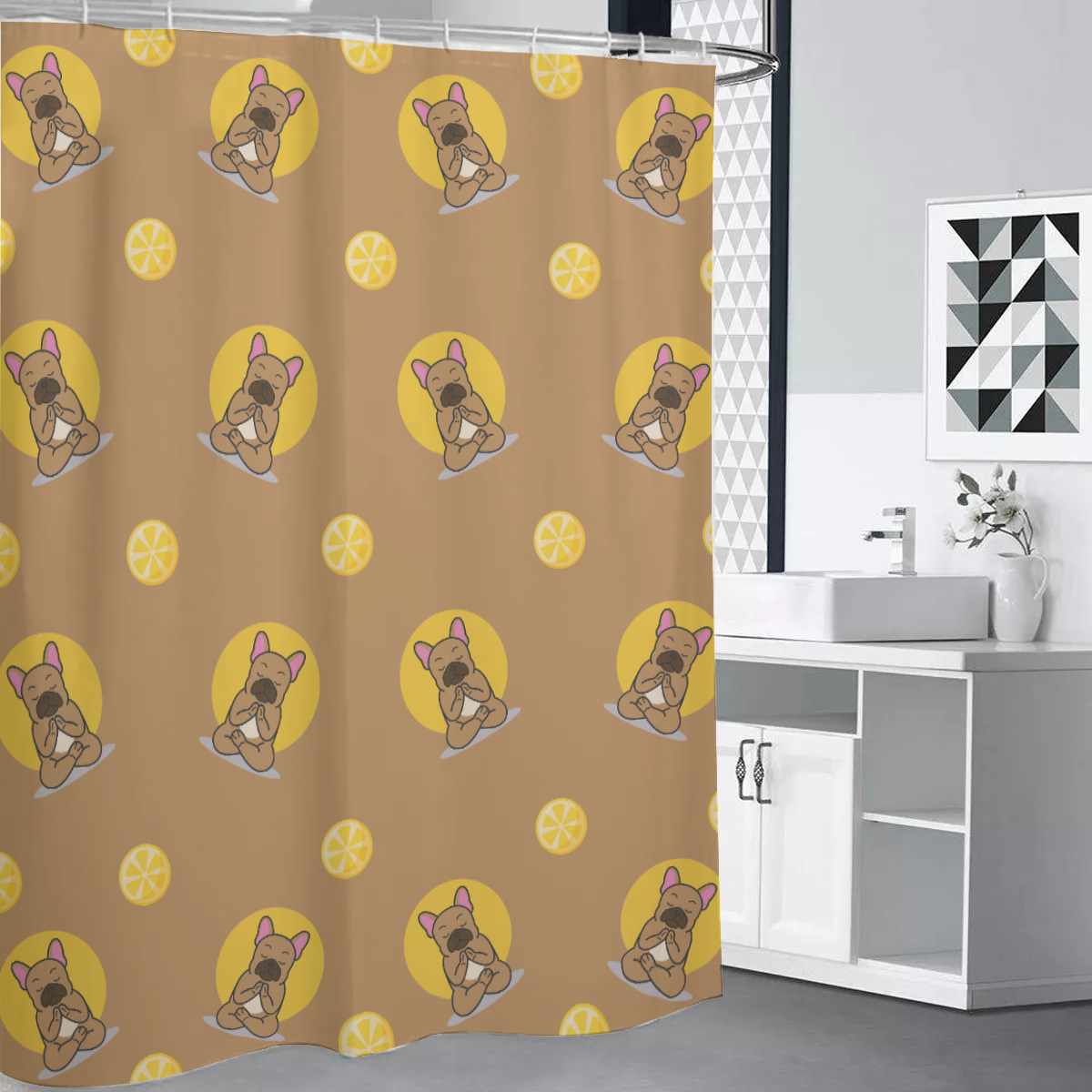 Leo - Vet-recommended Shower Curtains Summer Wear | Comfort Fit