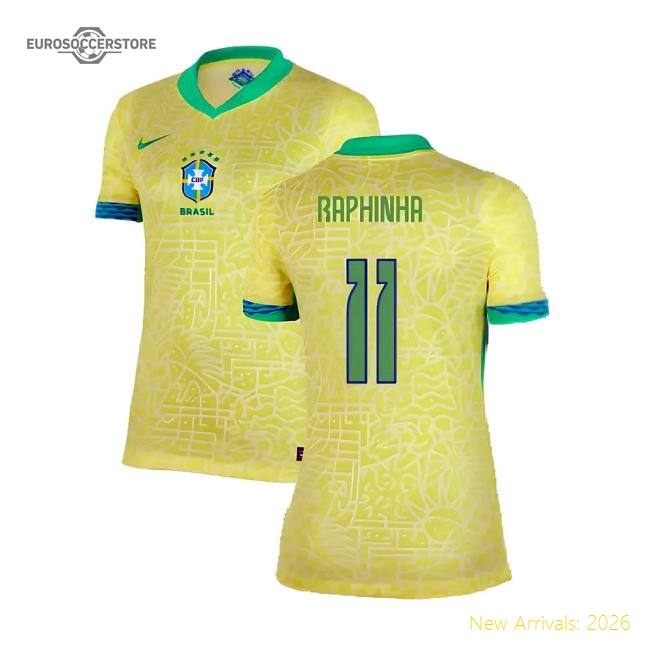 Brazil Home Kit 2024-2025 Stadium Wear Jersey Supporter Exclusive