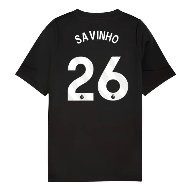 match worn 2025-2026 Man City Training Jersey (Black) - Kids (Savin...