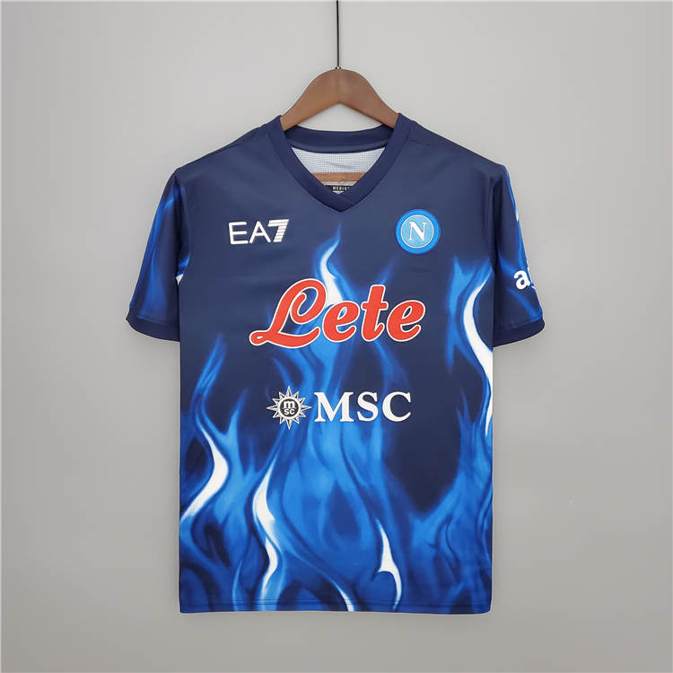 22-23 Napoli Home Blue Soccer Jersey Football Shirt - Official