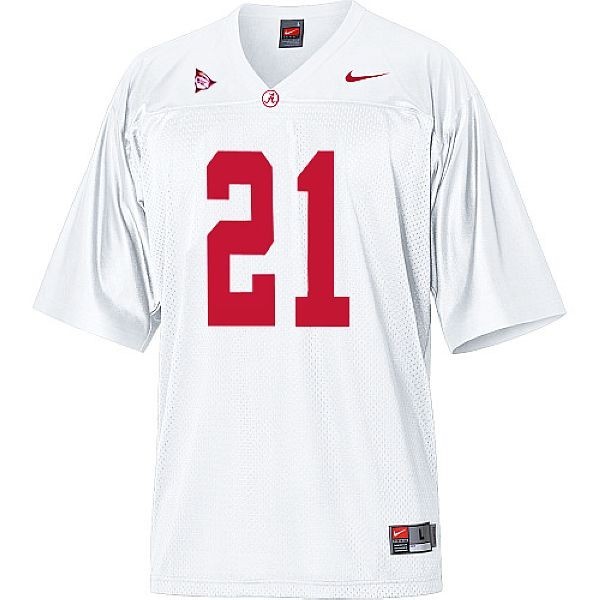 Durable Men Alabama Crimson Tide #21 Dre Kirkpatrick White Design