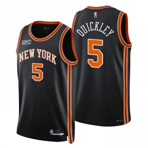 Nike Clippers Black York Knicks #5 Jersey - Discounted Game Day Wear
