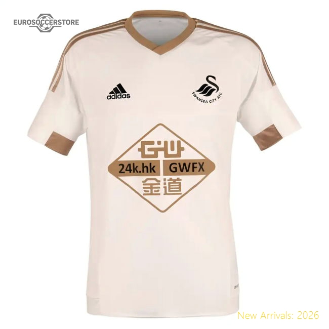 Official 2015-2016 Swansea City Adidas Home Football Shirt (kids)