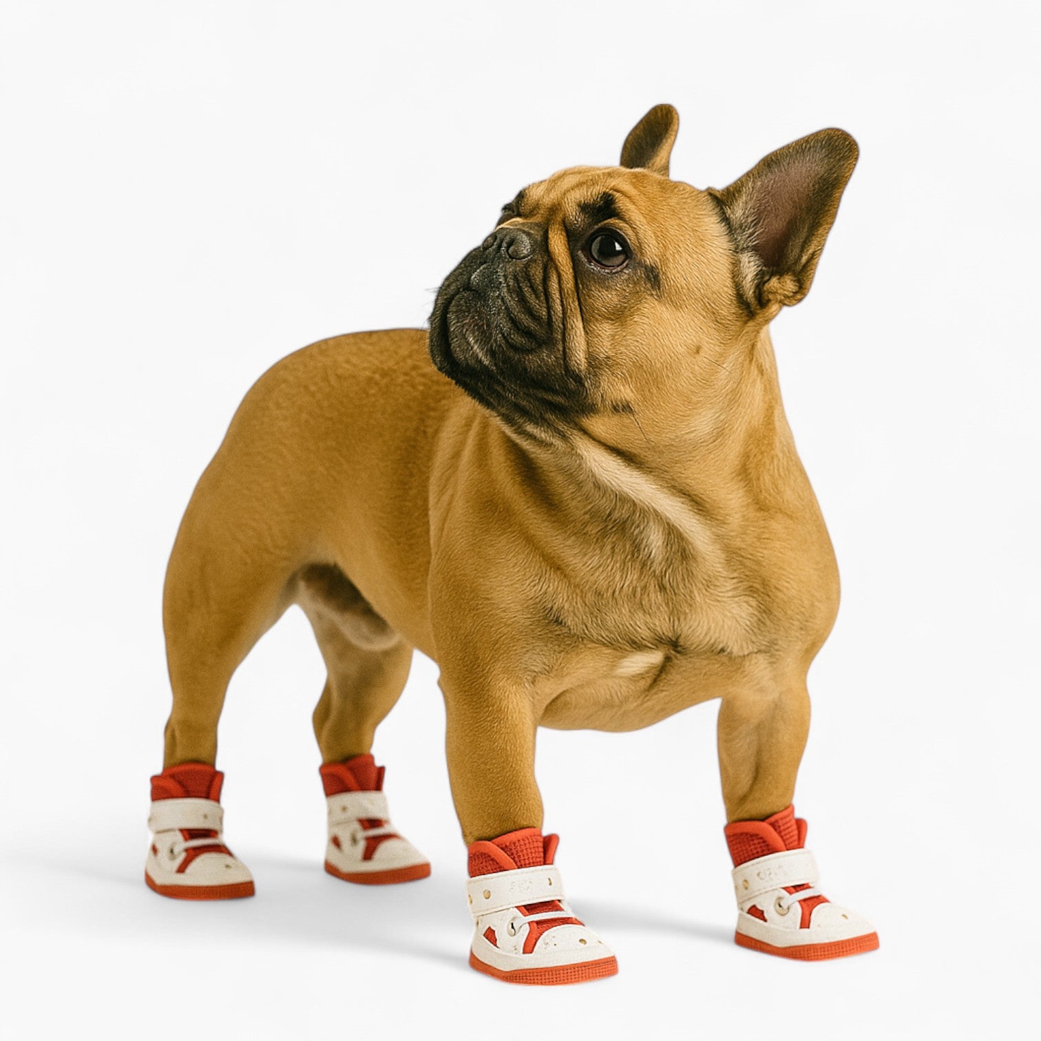 French Bulldog Pawlux French Bulldog Sneakers – Shining Love High Top