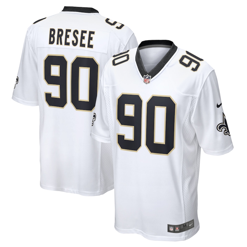 None Bryan Bresee Record-Breaker NO Saints Official Jersey Game Day We