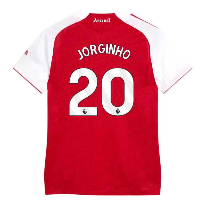 Arsenal 2025-20 Home Football Shirt Jorginho Signature 20 L M Women S