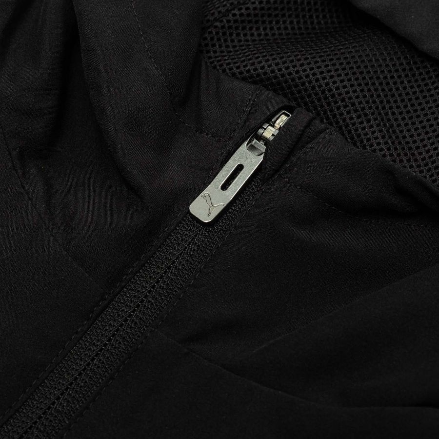 Milan Travel Jacket Pre Match Woven Anthem Puma Jet Black/for All Time