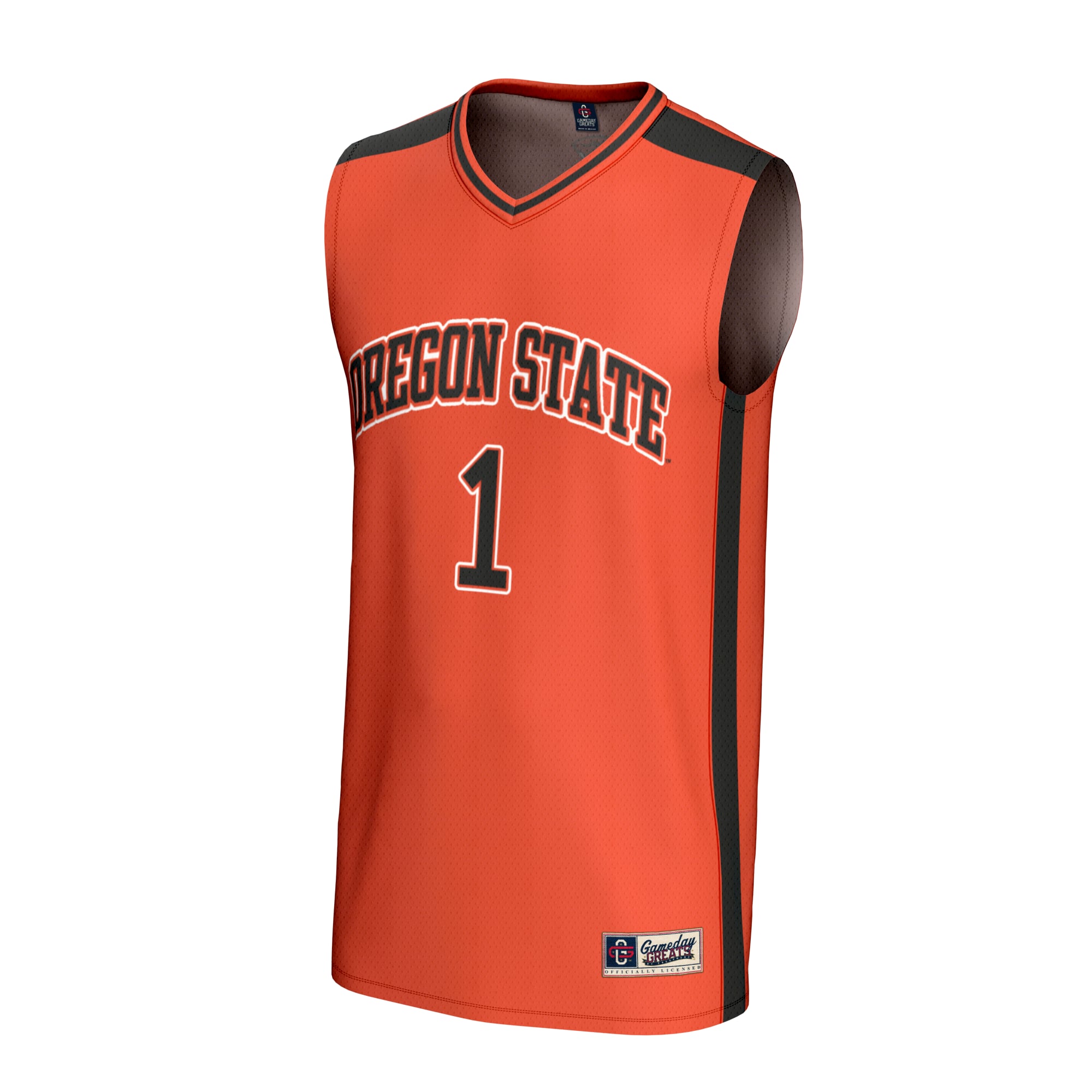 #1 Oregon State Beavers GameDay Greats Youth Lightweight Collegiate Basketball Fashion Jersey - Orange