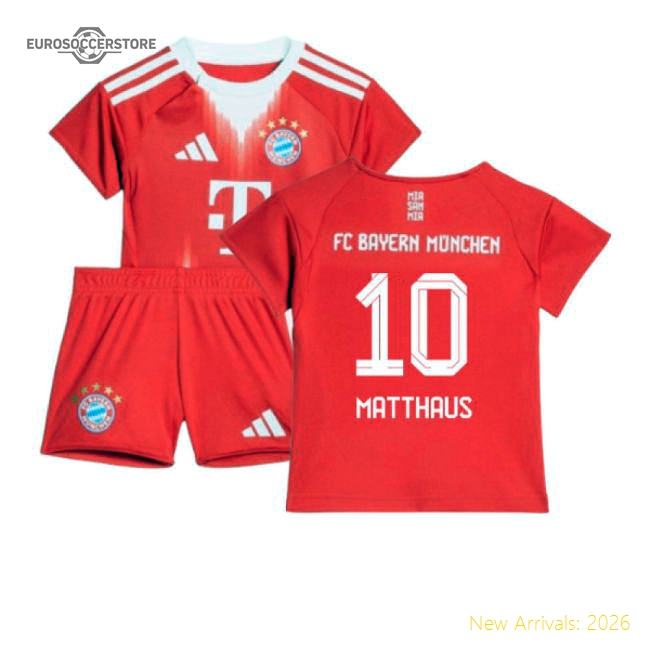 Match-Day 2025-2026 Bayern Munich Home Baby Kit (Matthaus 10)