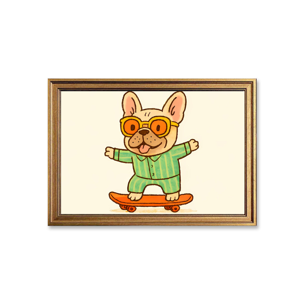 Cozy Pet-Lover Hank - Framed Poster • Wall Decoration for Street Style