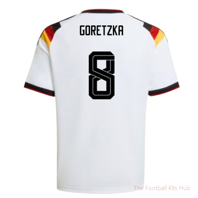 2026-2027 Germany Home Shirt (Kids) (Goretzka 8)