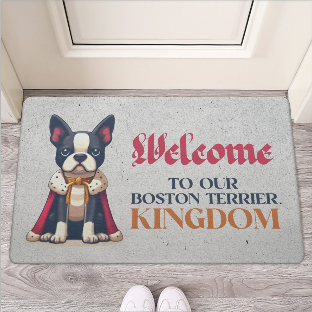Culture-Inspired Diesel - Door Mat For Boston Terrier Lovers as a Gift