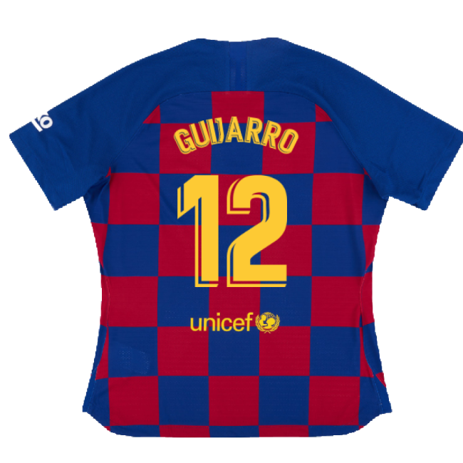 Barca 2019-20 Womens Home Kit (vaporkit) ((excellent) S) (guijarro 12)