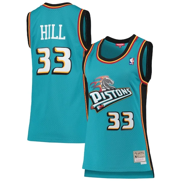 Elite Grant Hill DET Basketball Jersey - Team Colors - Fan Favorite