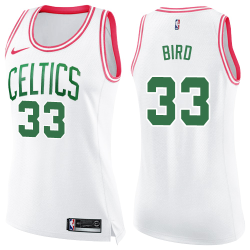 White BOS Boston Celtics #33 Nike Classic Jersey Basketball Jersey