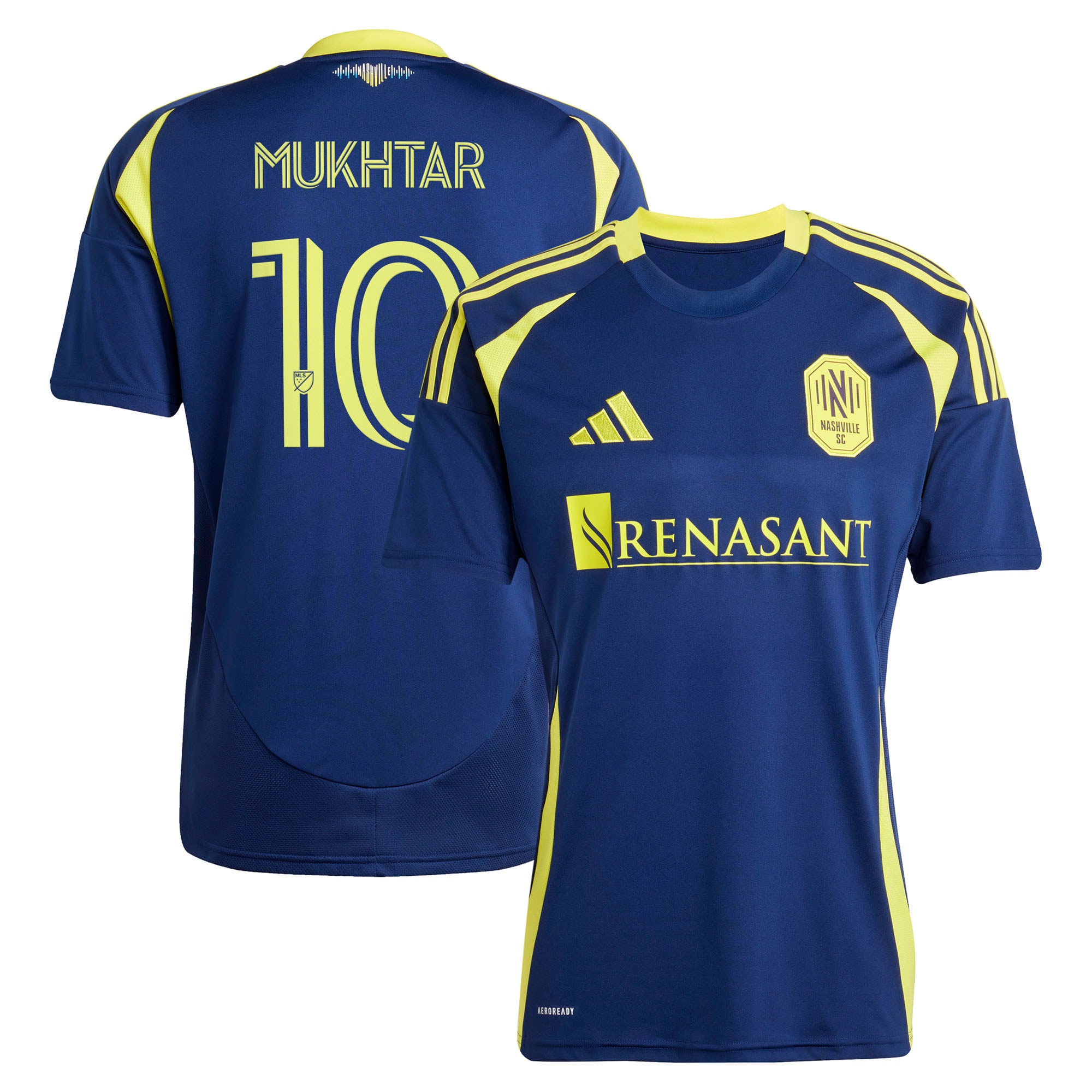 [SJH] Youth Hany Mukhtar Nashville SC 2025 The Heart of Nashville Kit Replica Player Jersey - Navy
