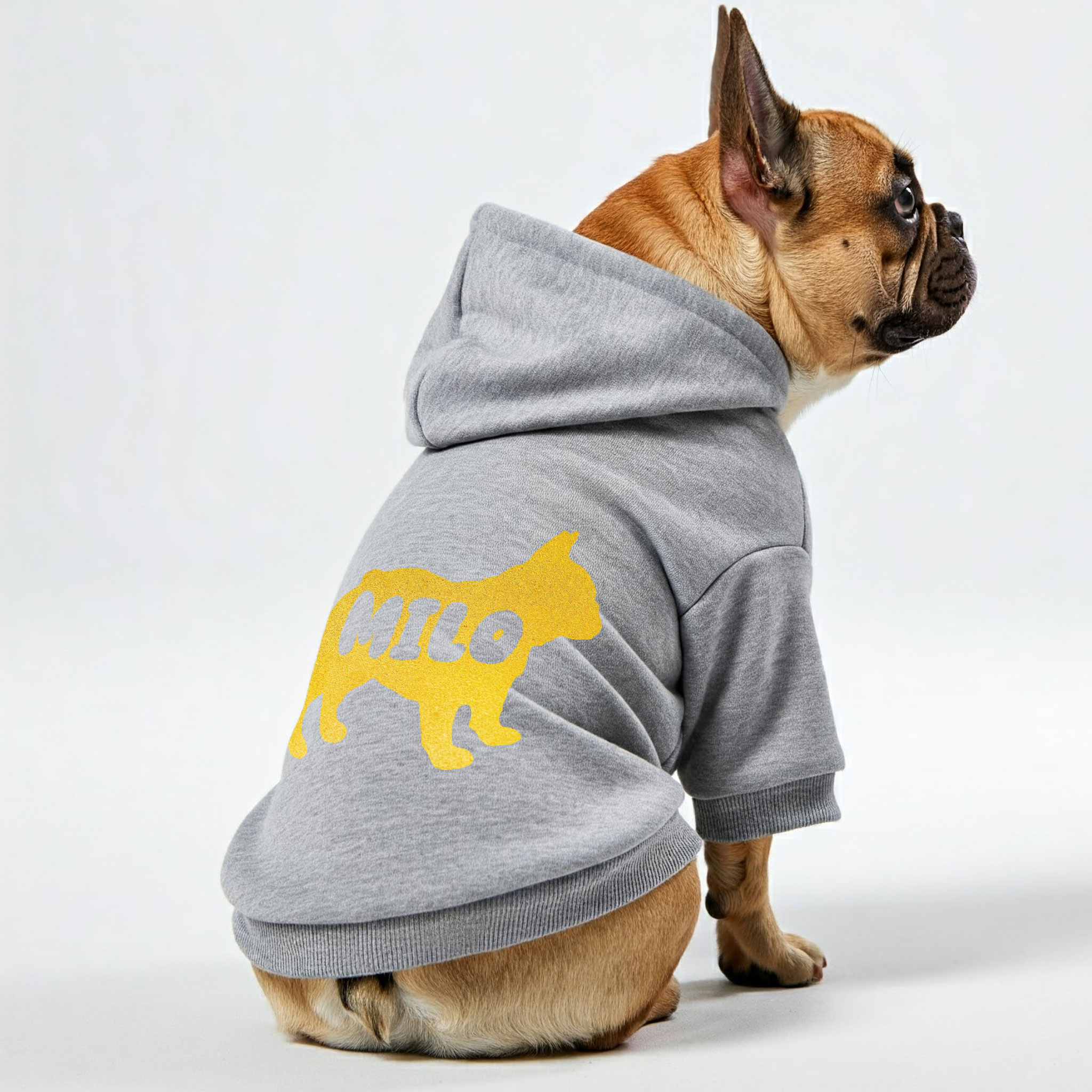 Stylish Personalized French Bulldog Hoodies With Funny Quotes And Cus...