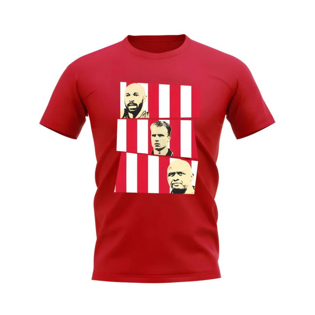 Henry Bergkamp Vieira Arsenal Trio supporter T-Shirt (Unisex