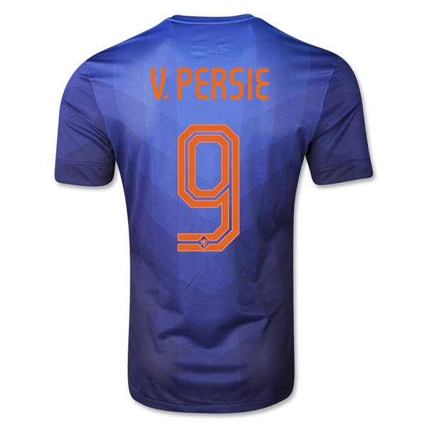 Premium Quality Netherlands 201415 Away Soccer Shirt 9 V PERSIE