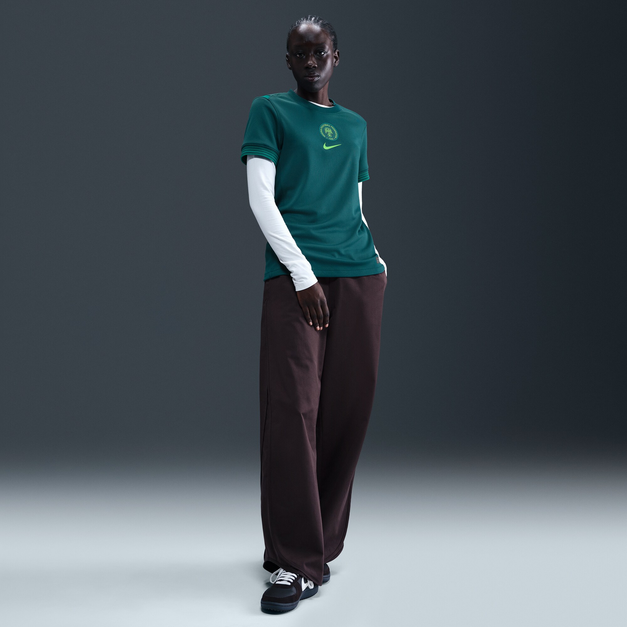 [JED] Nigeria Women's National Team Women's 2025/26 Home Replica Jersey - Teal