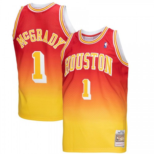 Red Houston Rockets #1 Jersey - Cost-Effective NBA Fan Apparel