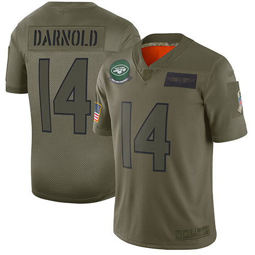Official NFL s New York Jets #14 Sam Darnold Team Color Limited Jersey