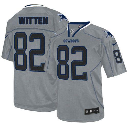 Official NFL DAL Cowboys #82 Jason Witten Team Color Lights Out Jersey