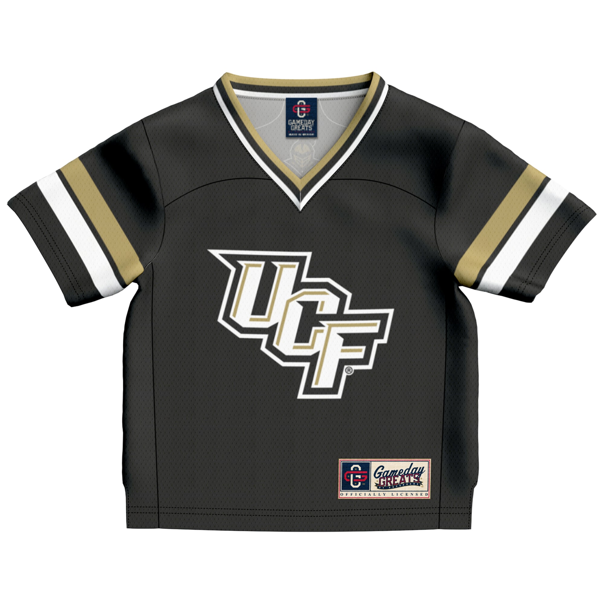 [DDG] UCF Knights GameDay Greats Toddler Lightweight Collegiate Football Fashion Jersey - Black